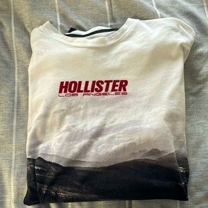 long sleeve hollister tee, size medium, 100% cotton